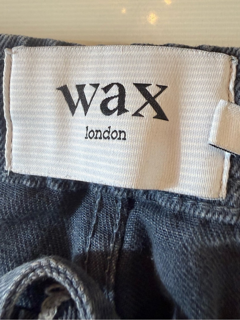 WAX LONDON// Kurt Men's Navy Casual Pants - Picture 3 of 3